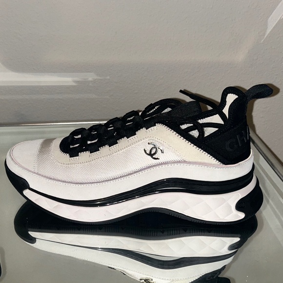 New with Box. Fabulously Chic Chanel Suede Sneakers (Rare & Never Worn) - Picture 1 of 15